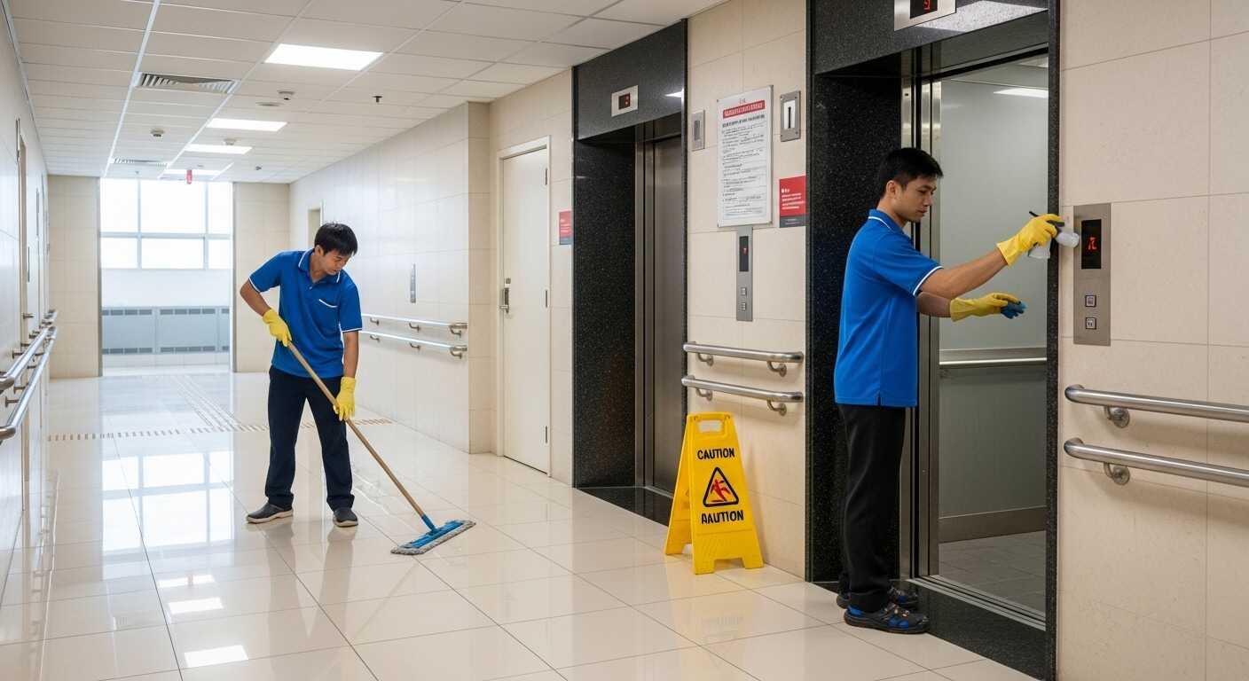 تنظيف المرافق المشتركة