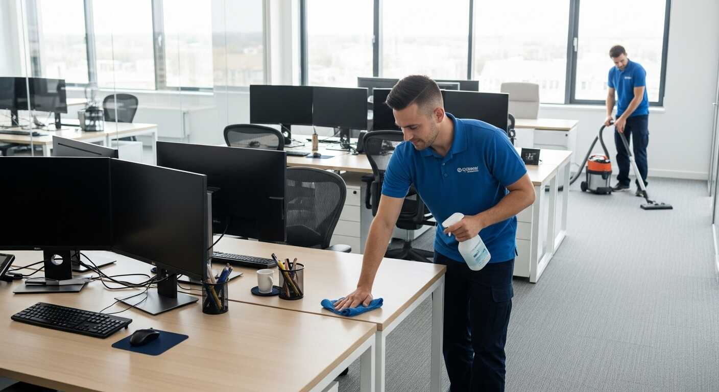 تنظيف المكاتب