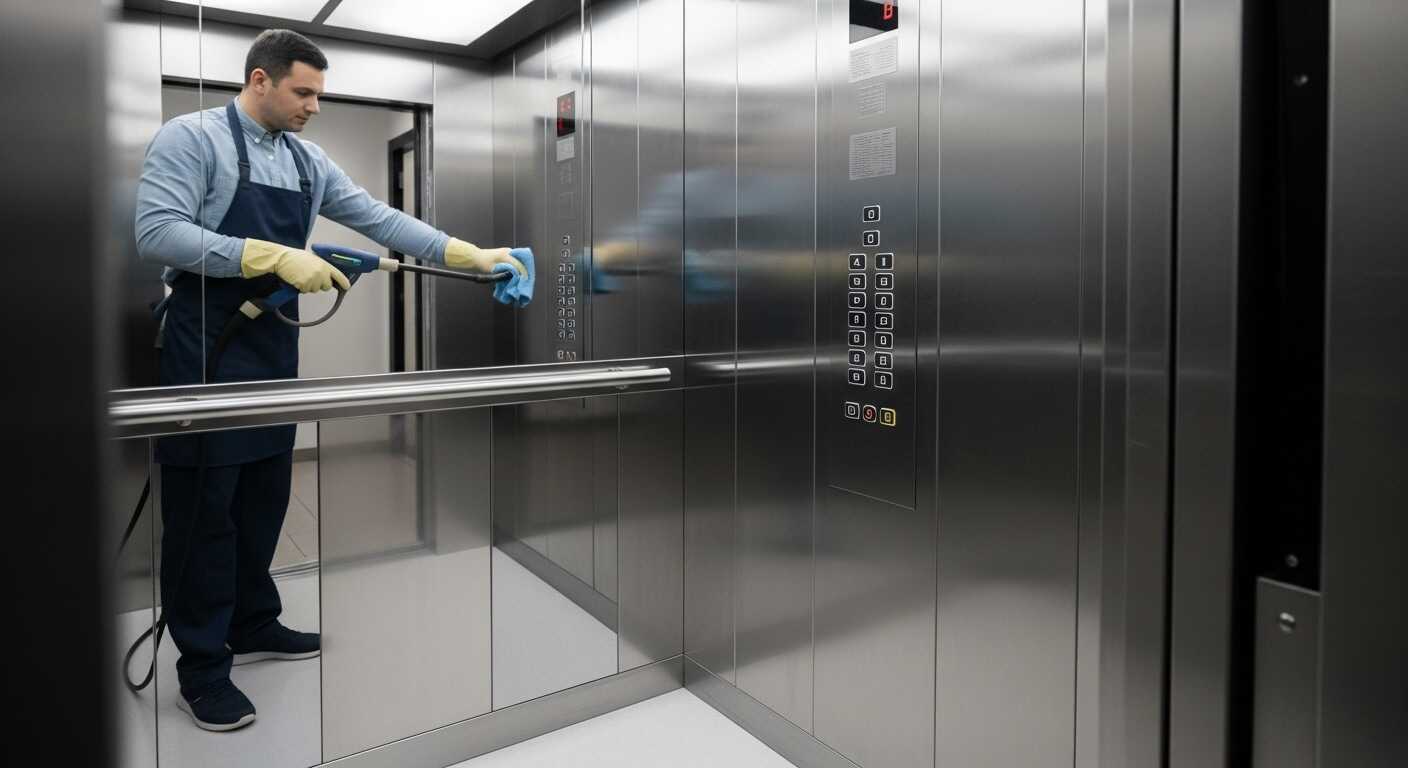 تنظيف المصاعد