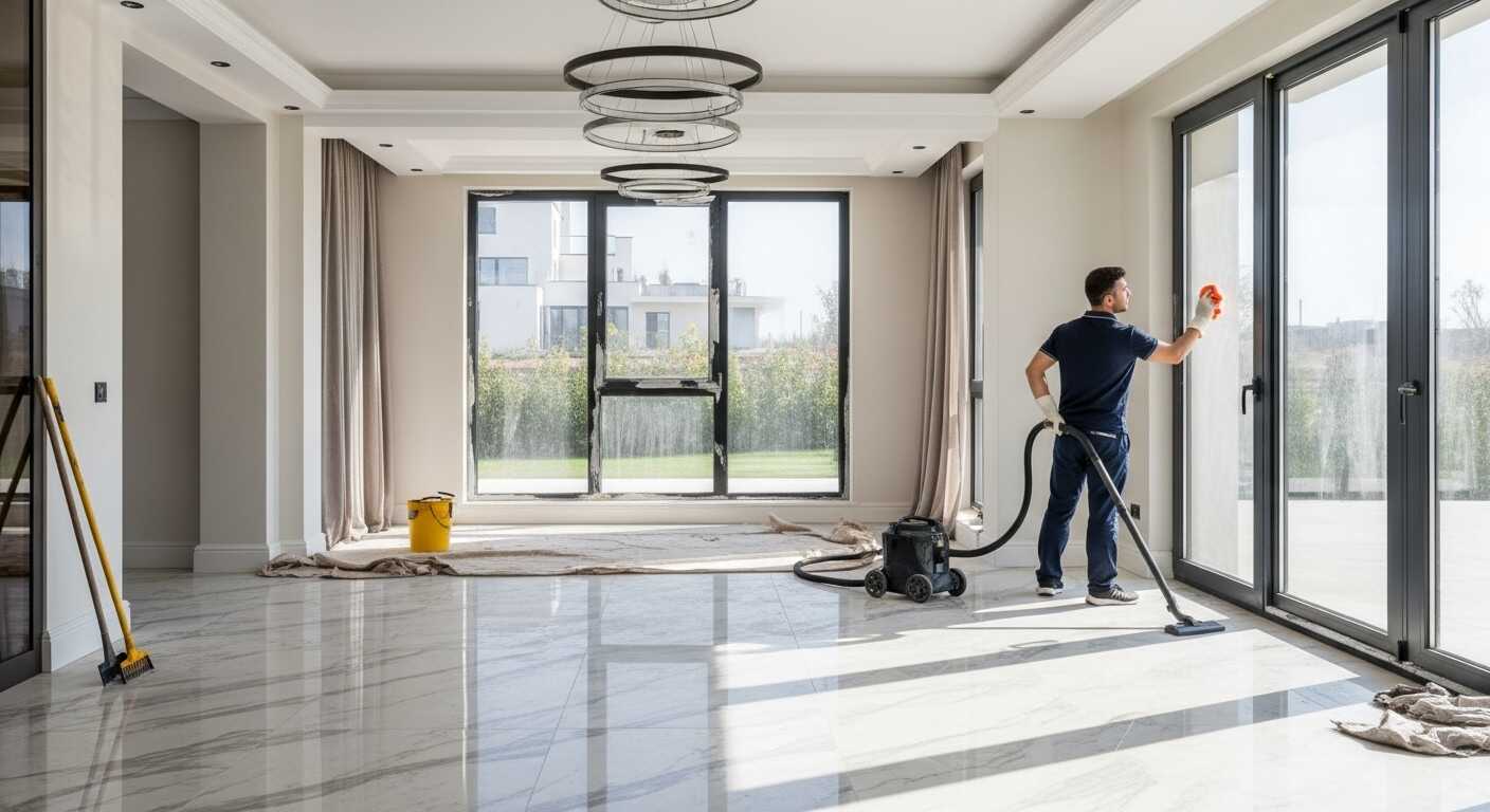 تنظيف فلل بعد التشطيب