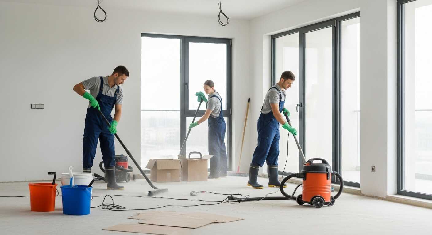 تنظيف ما بعد البناء